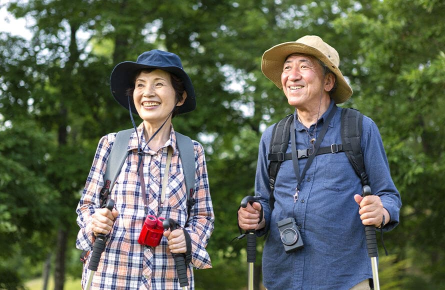 夏は蔵王トレッキングで